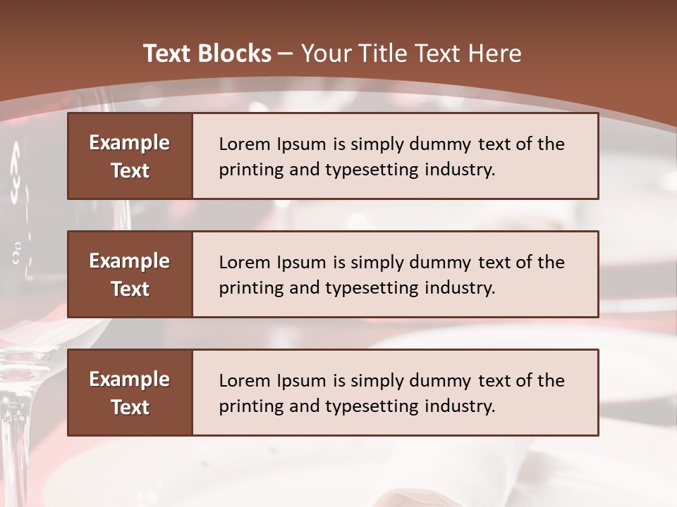 Restaurant Set PowerPoint Template