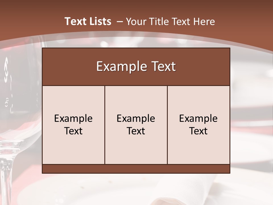 Restaurant Set PowerPoint Template