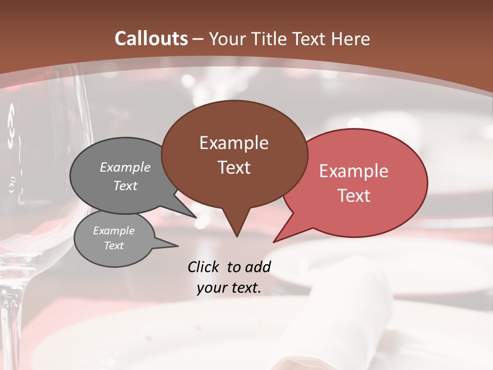 Restaurant Set PowerPoint Template