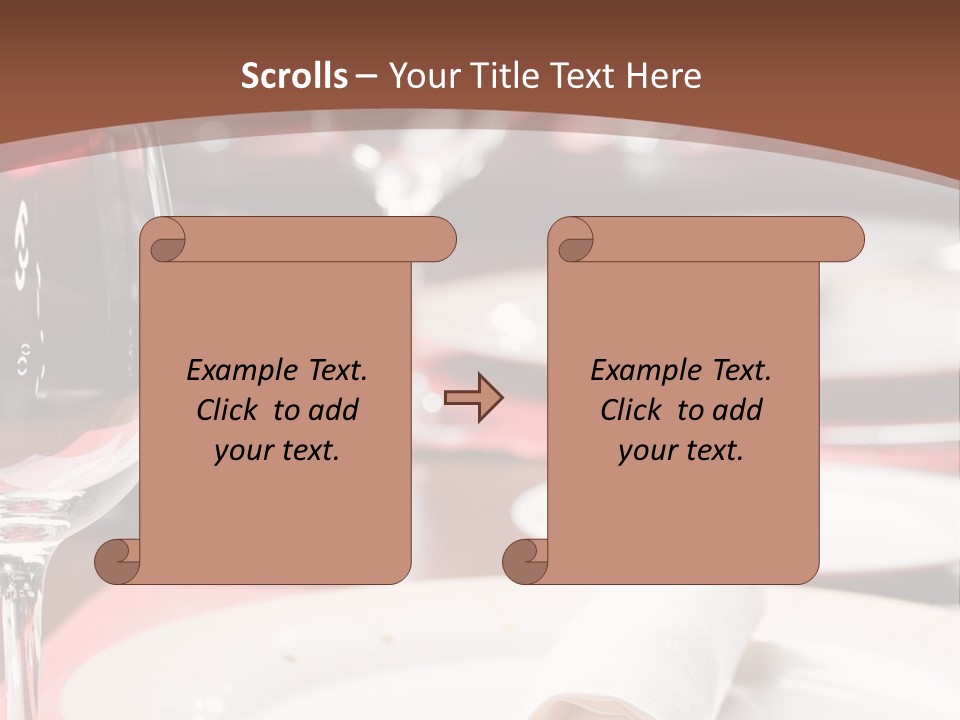 Restaurant Set PowerPoint Template
