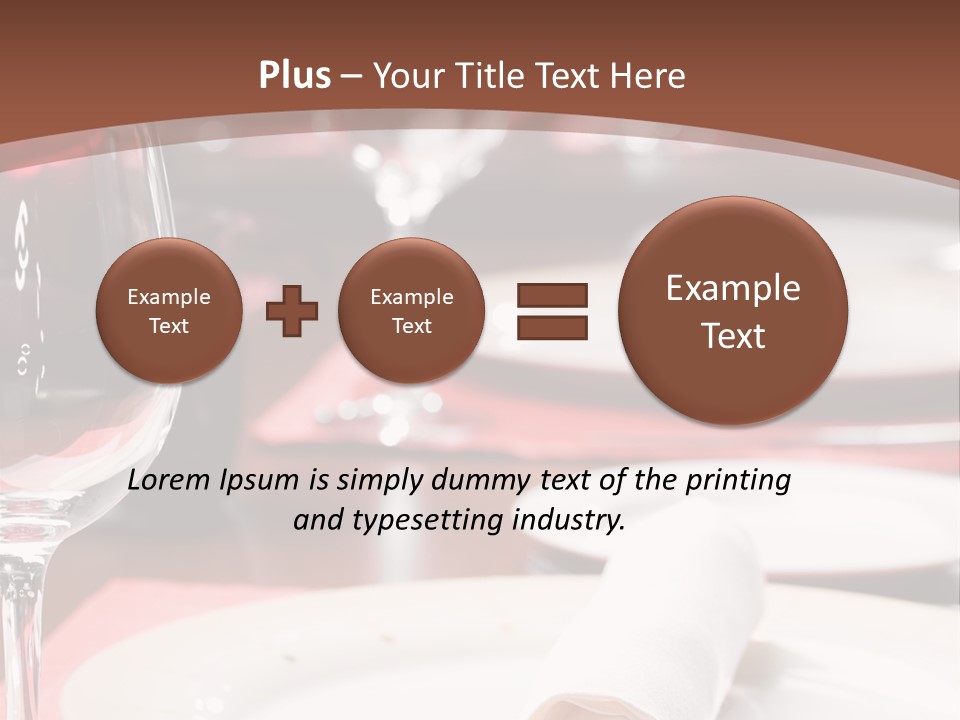 Restaurant Set PowerPoint Template