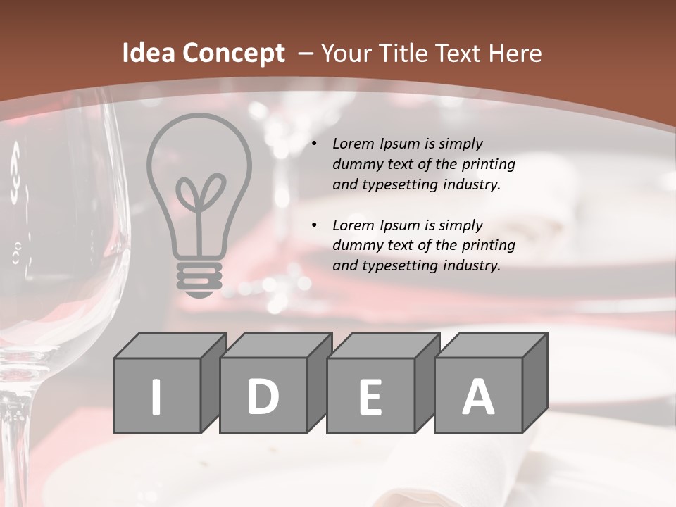 Restaurant Set PowerPoint Template