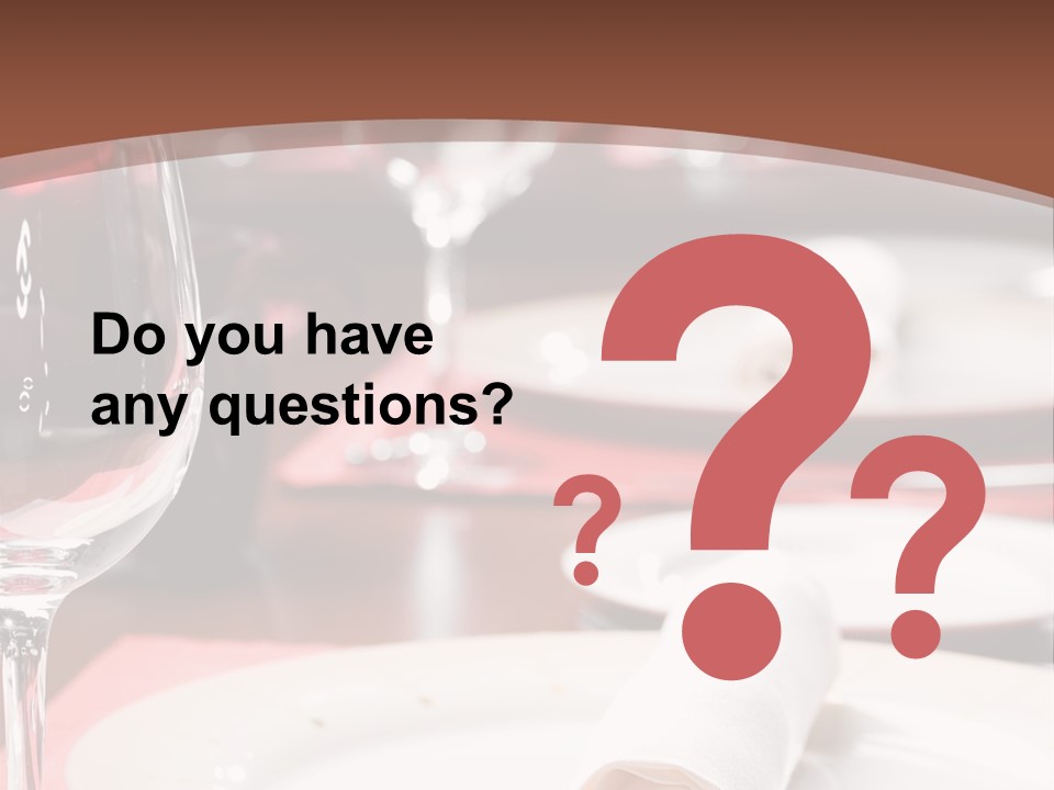 Restaurant Set PowerPoint Template