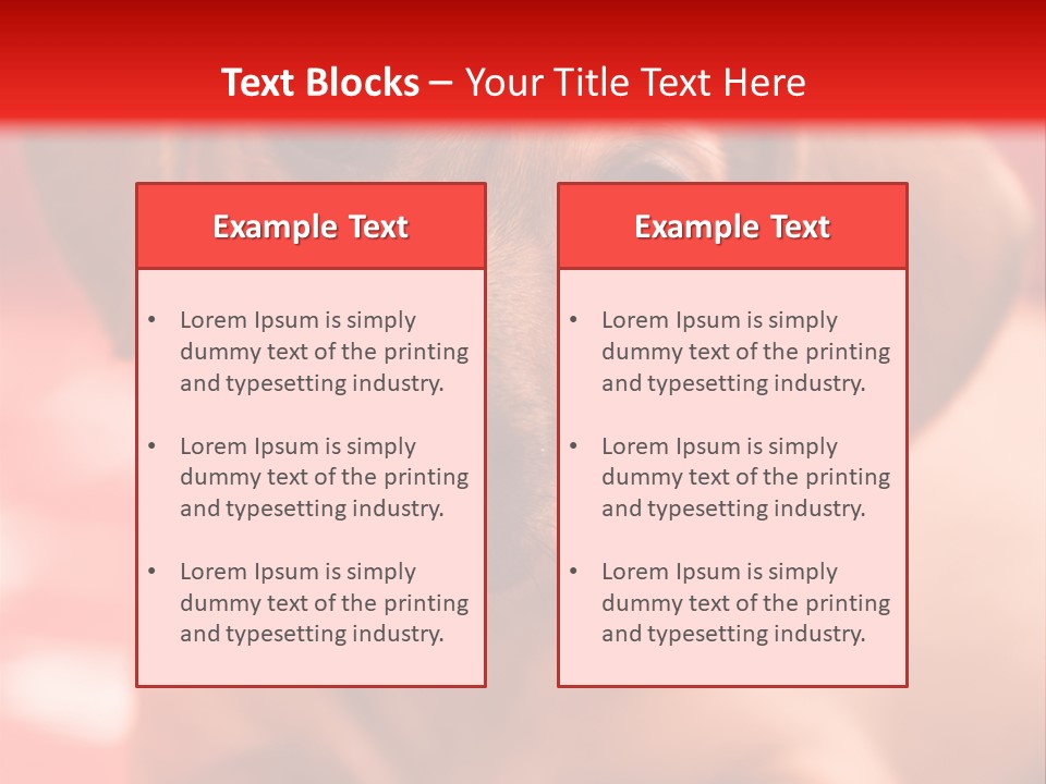 A Brown Dog Laying On Top Of A Red Blanket PowerPoint Template