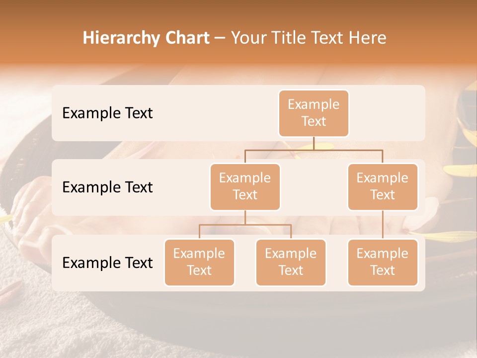 A Woman's Feet With Yellow Petals On Them PowerPoint Template