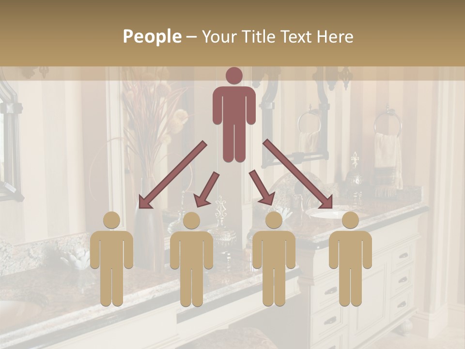 Group Of People In Sauna PowerPoint Template