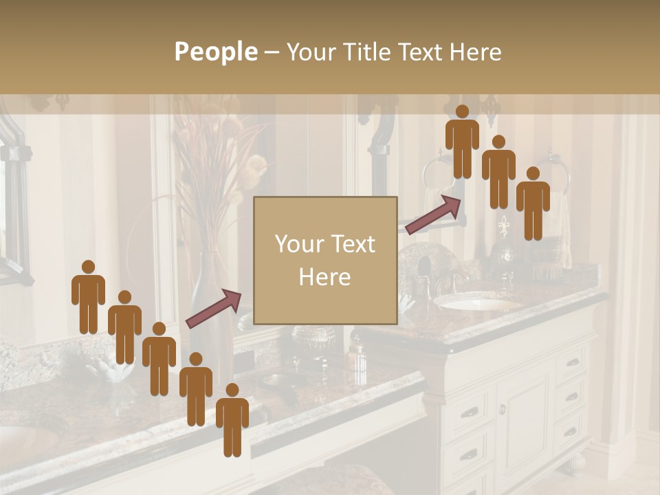 Group Of People In Sauna PowerPoint Template