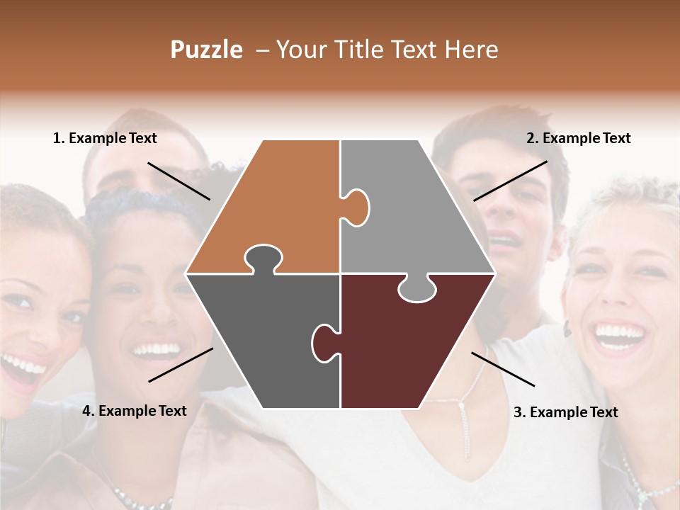 A Group Of People Standing Together With Their Mouths Open PowerPoint Template