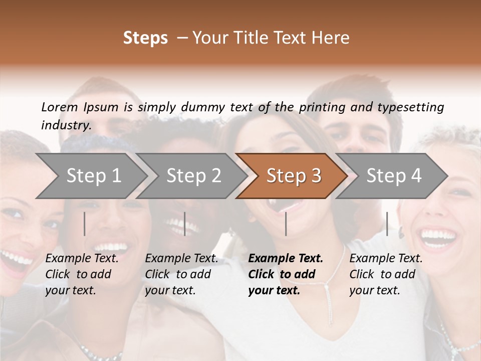 A Group Of People Standing Together With Their Mouths Open PowerPoint Template