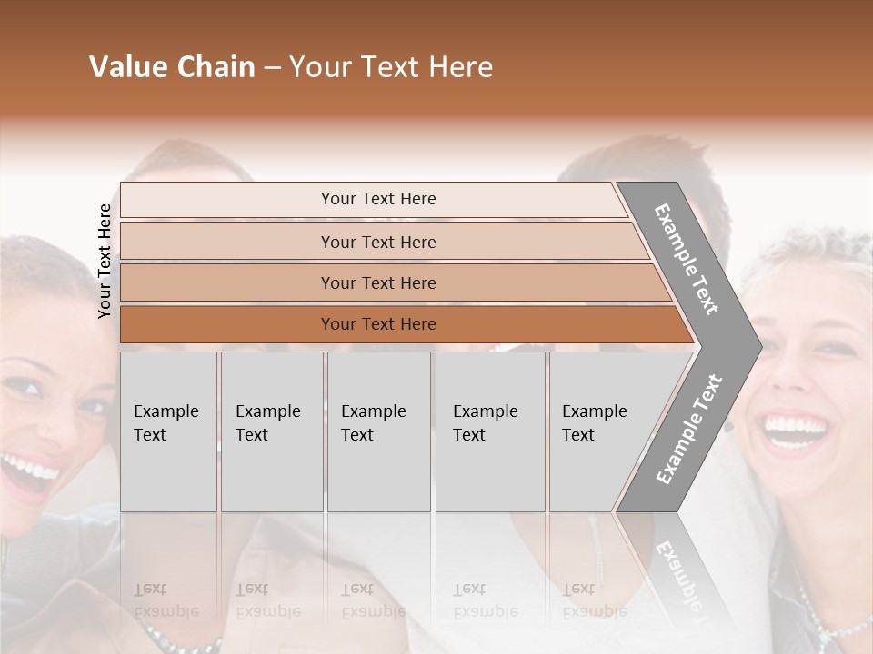A Group Of People Standing Together With Their Mouths Open PowerPoint Template