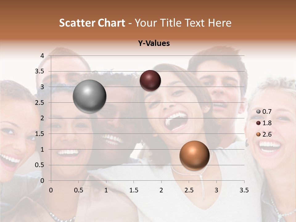 A Group Of People Standing Together With Their Mouths Open PowerPoint Template