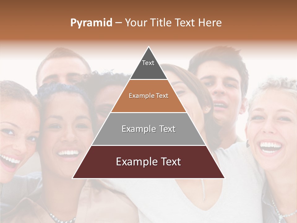 A Group Of People Standing Together With Their Mouths Open PowerPoint Template