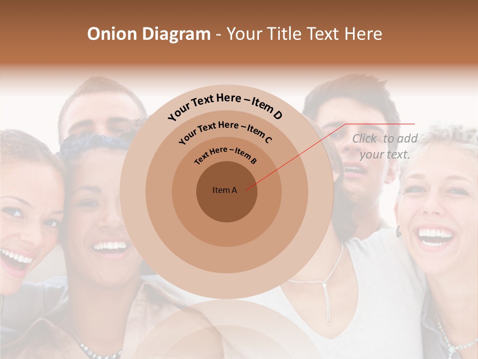 A Group Of People Standing Together With Their Mouths Open PowerPoint Template