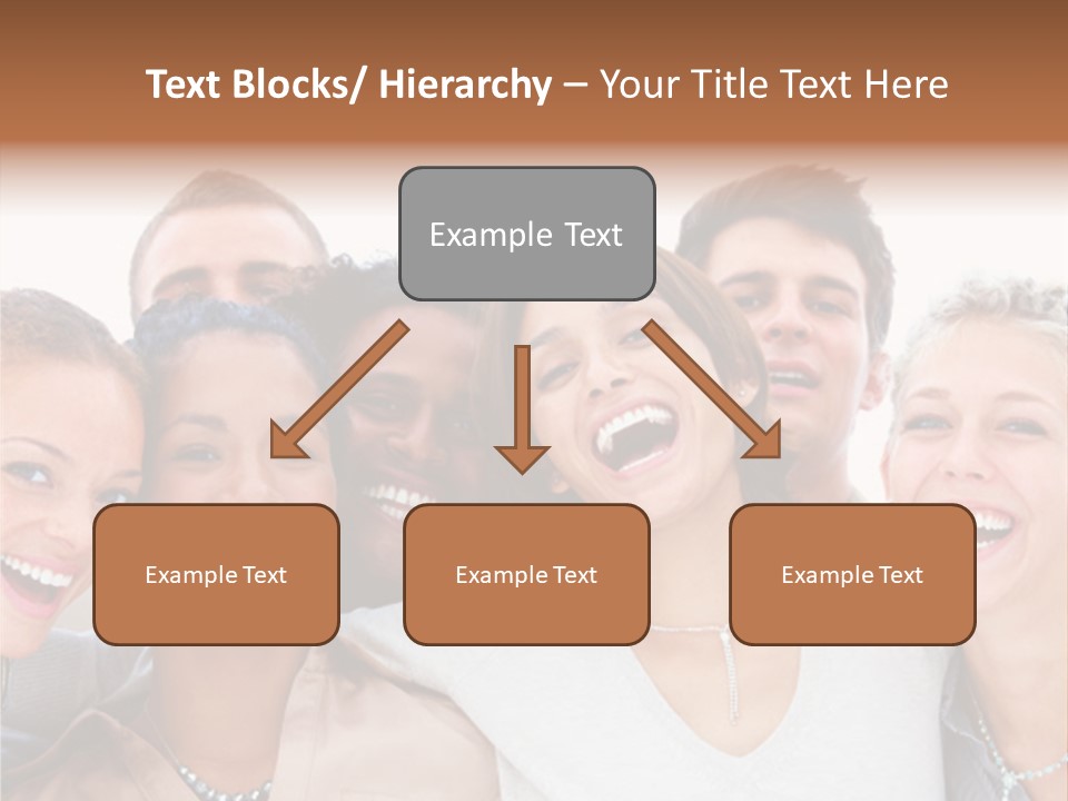 A Group Of People Standing Together With Their Mouths Open PowerPoint Template