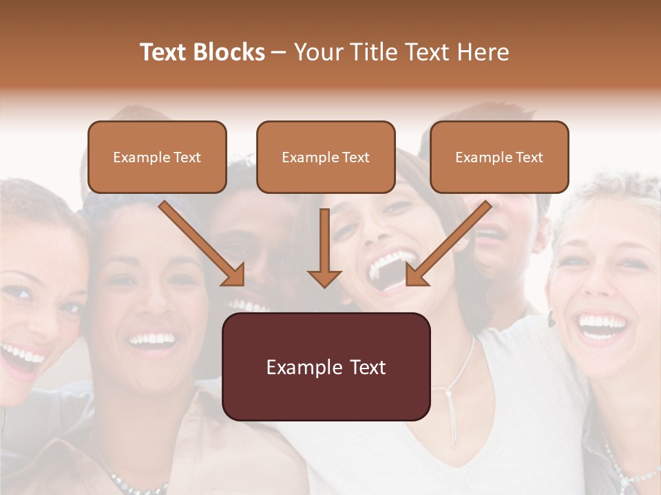 A Group Of People Standing Together With Their Mouths Open PowerPoint Template