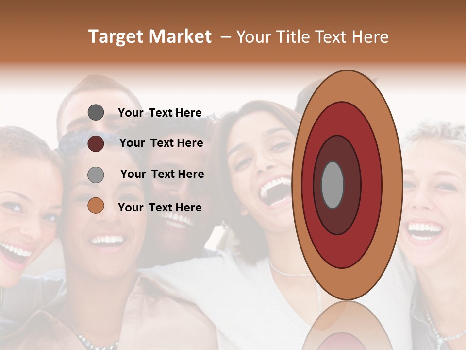A Group Of People Standing Together With Their Mouths Open PowerPoint Template