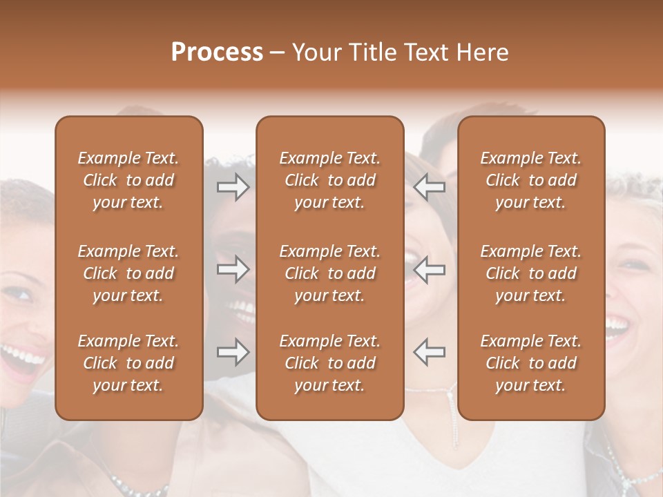 A Group Of People Standing Together With Their Mouths Open PowerPoint Template