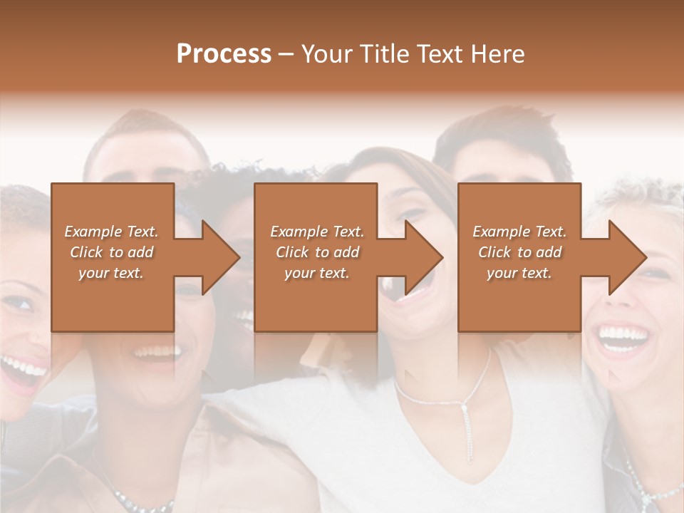 A Group Of People Standing Together With Their Mouths Open PowerPoint Template