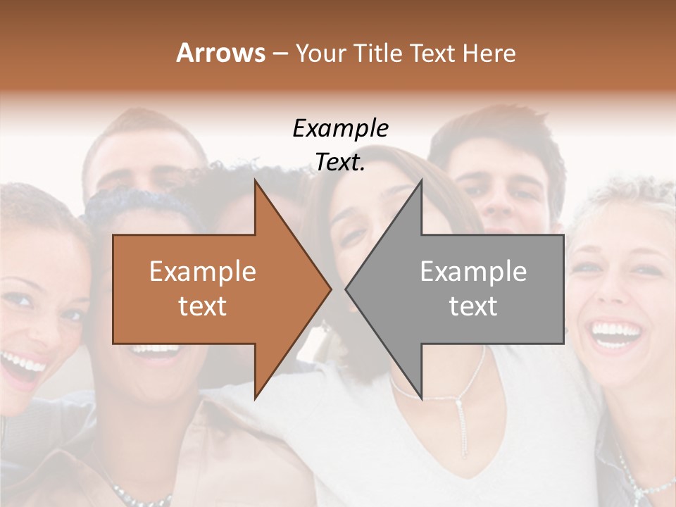 A Group Of People Standing Together With Their Mouths Open PowerPoint Template