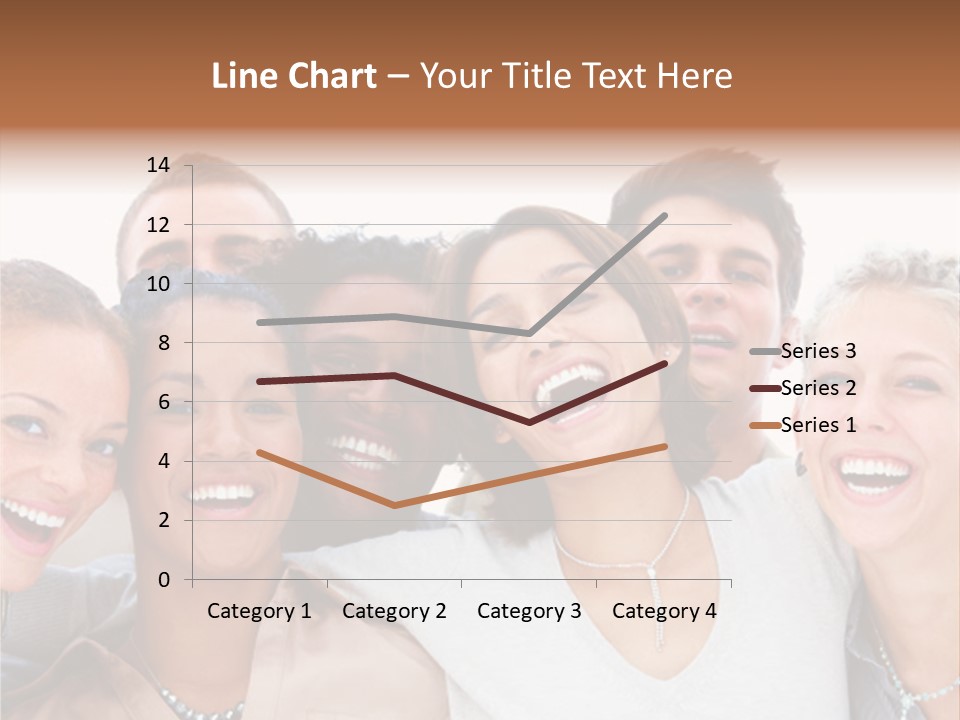 A Group Of People Standing Together With Their Mouths Open PowerPoint Template