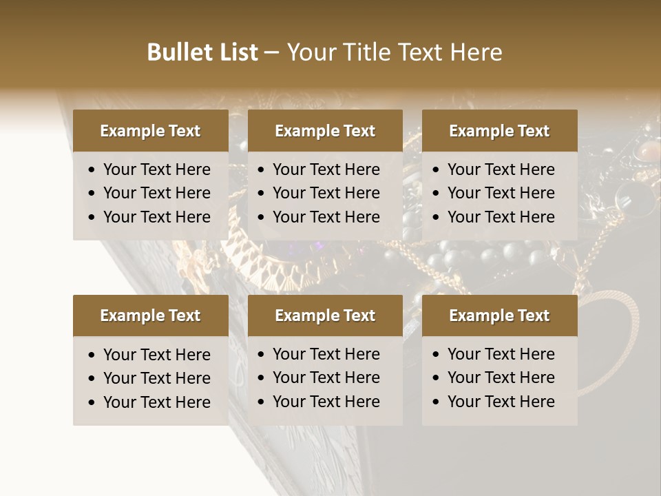 Wooden Treasure Chest With Valuables,Clipping Path PowerPoint Template