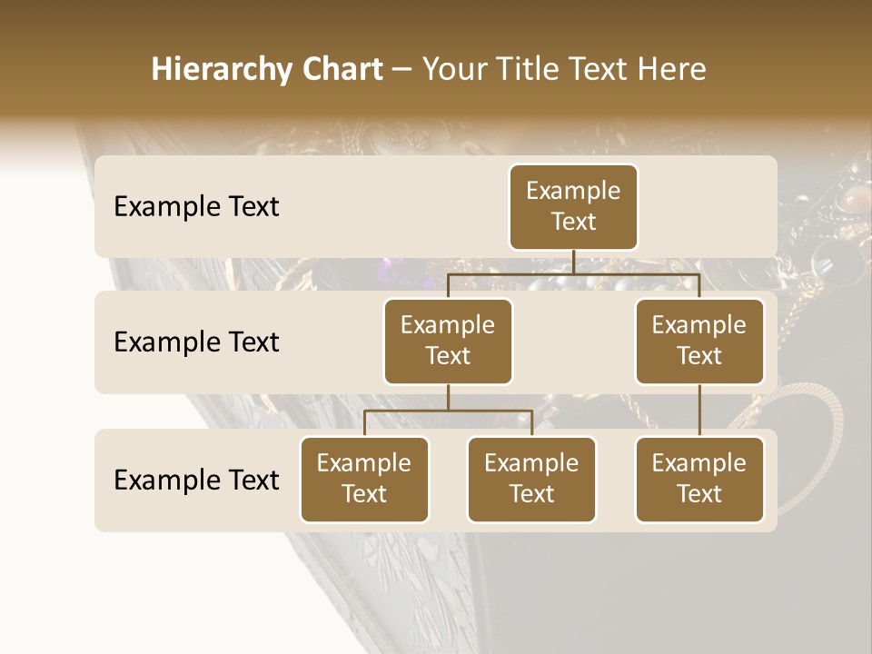 Wooden Treasure Chest With Valuables,Clipping Path PowerPoint Template