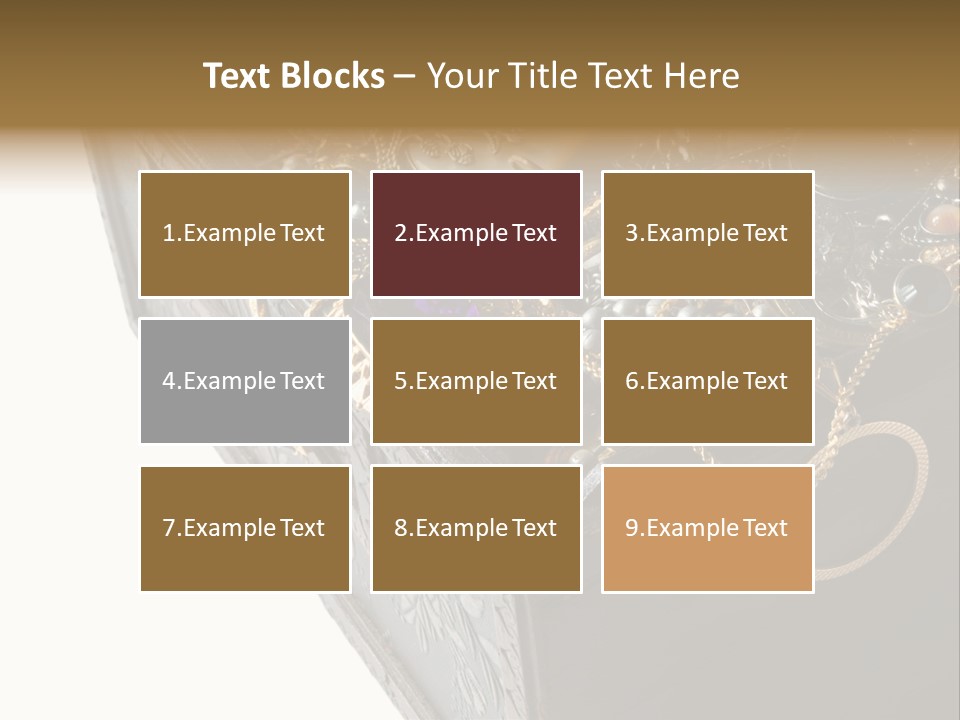 Wooden Treasure Chest With Valuables,Clipping Path PowerPoint Template