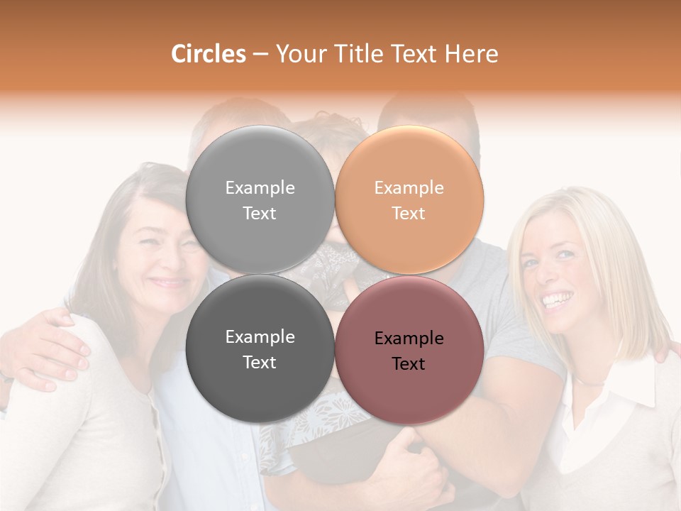 Portrait Of Beautiful Young Woman With Clean Skin Looking At Camera PowerPoint Template