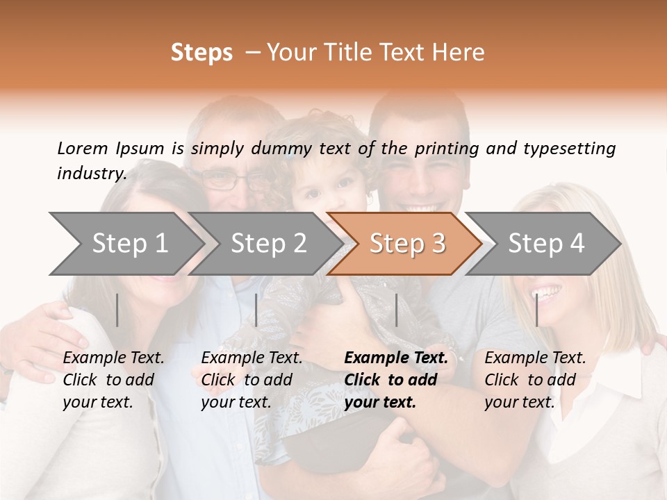 Portrait Of Beautiful Young Woman With Clean Skin Looking At Camera PowerPoint Template