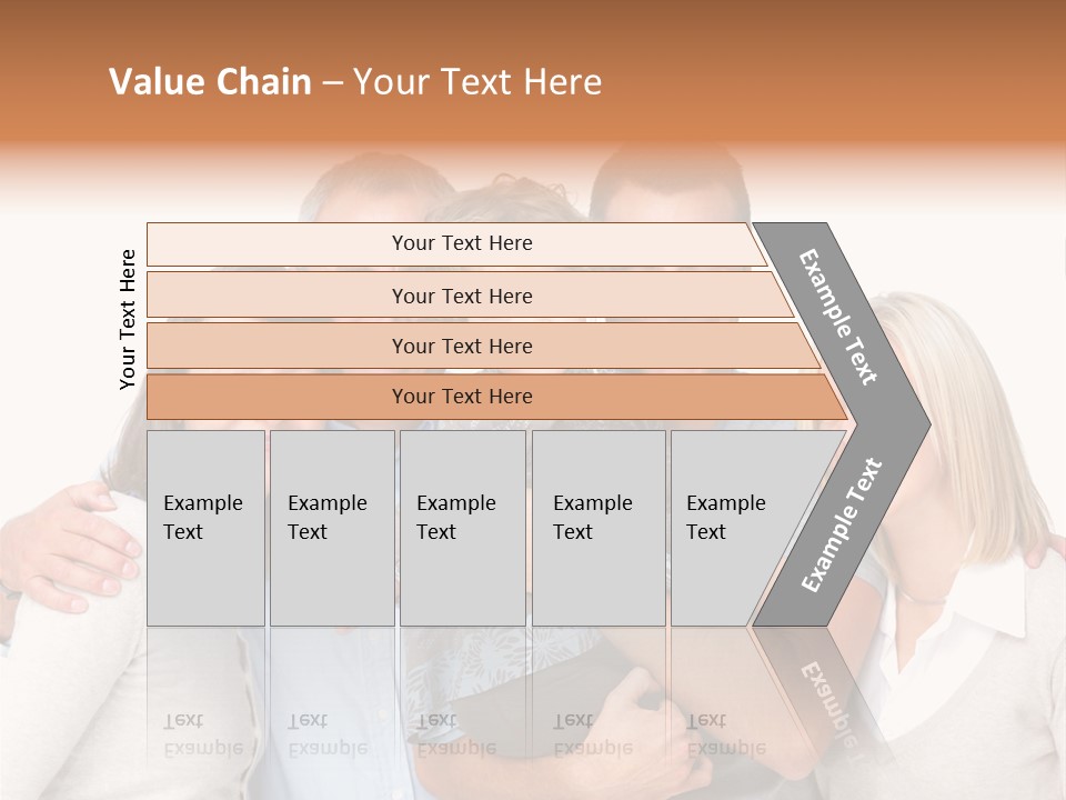 Portrait Of Beautiful Young Woman With Clean Skin Looking At Camera PowerPoint Template