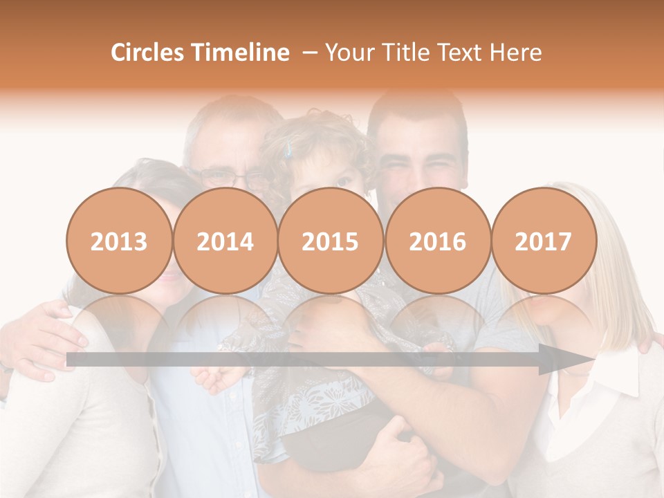 Portrait Of Beautiful Young Woman With Clean Skin Looking At Camera PowerPoint Template