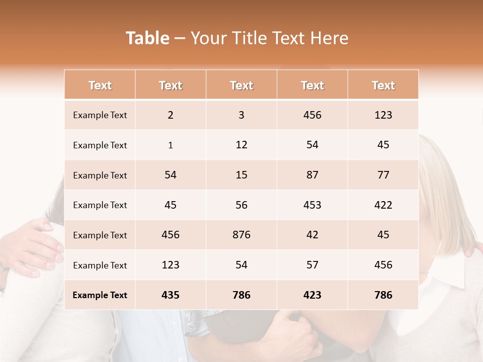 Portrait Of Beautiful Young Woman With Clean Skin Looking At Camera PowerPoint Template