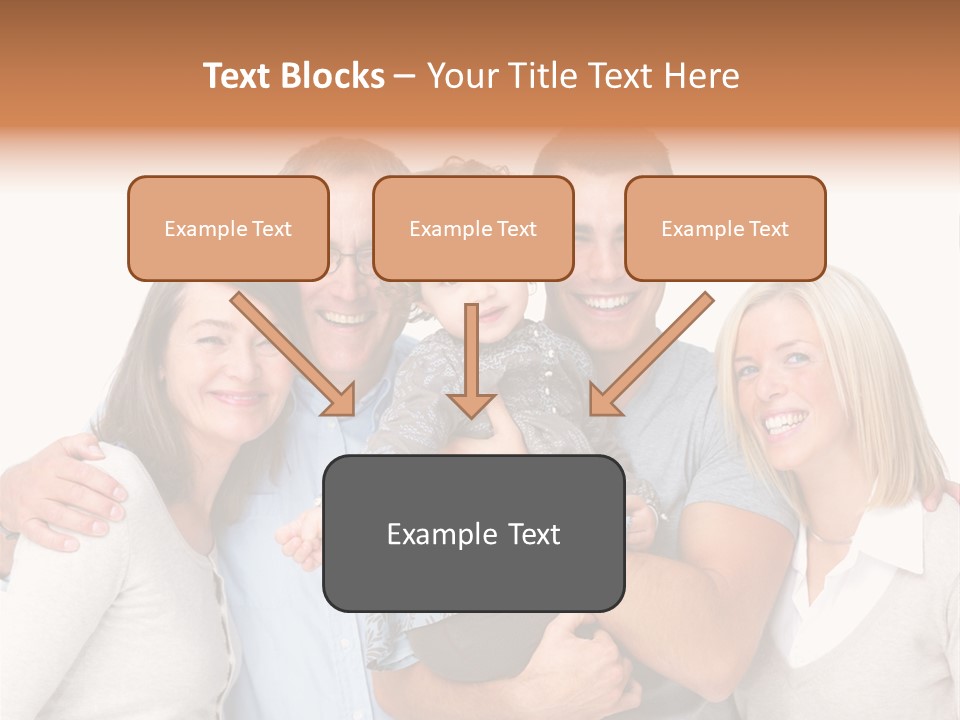 Portrait Of Beautiful Young Woman With Clean Skin Looking At Camera PowerPoint Template