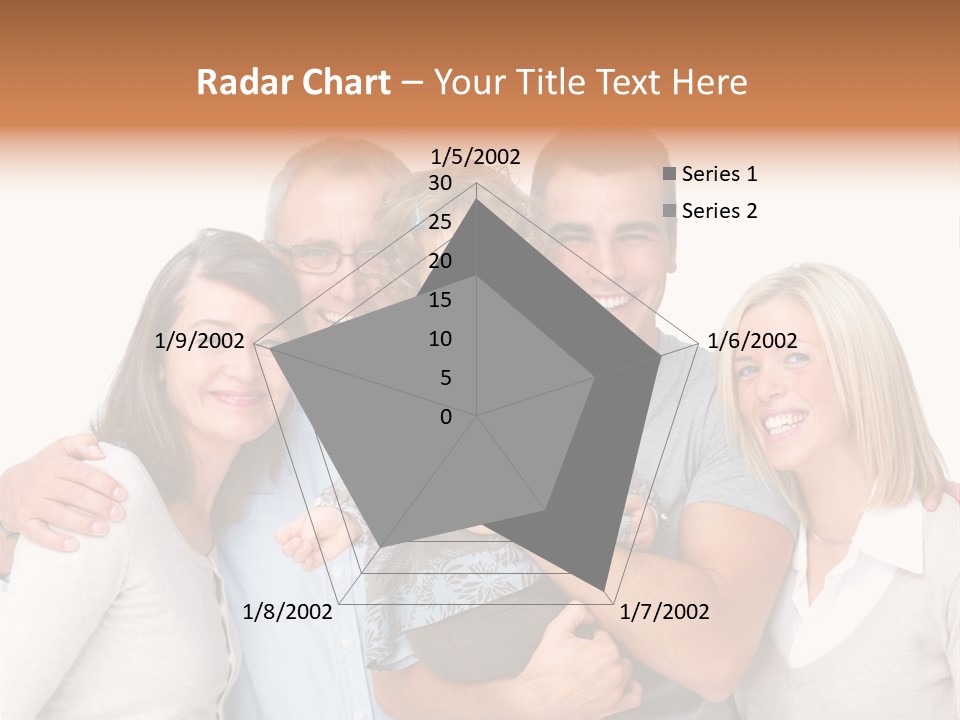 Portrait Of Beautiful Young Woman With Clean Skin Looking At Camera PowerPoint Template