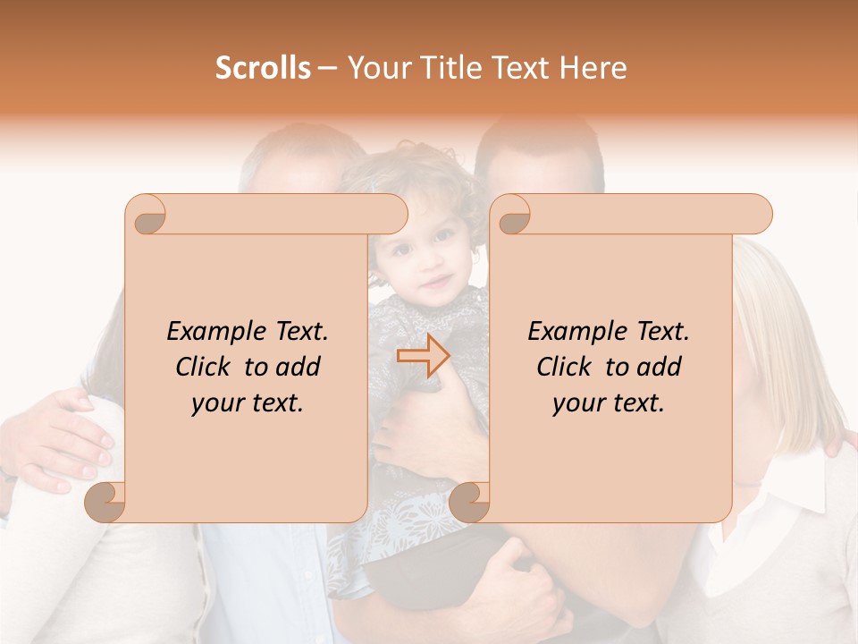 Portrait Of Beautiful Young Woman With Clean Skin Looking At Camera PowerPoint Template