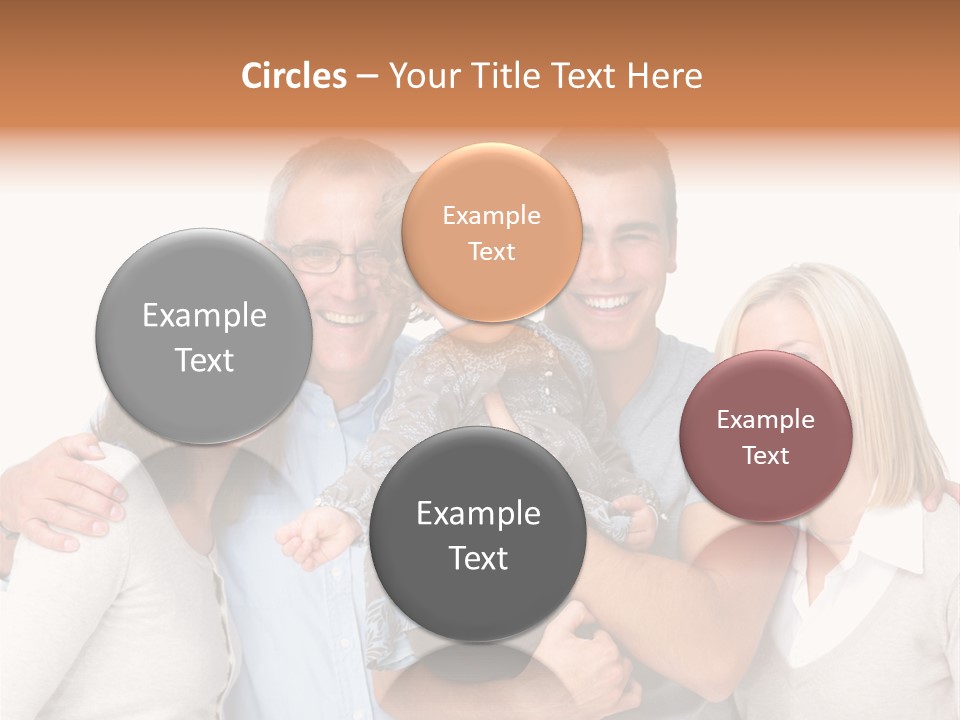 Portrait Of Beautiful Young Woman With Clean Skin Looking At Camera PowerPoint Template