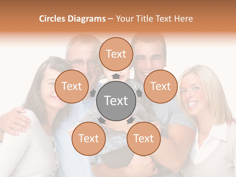 Portrait Of Beautiful Young Woman With Clean Skin Looking At Camera PowerPoint Template