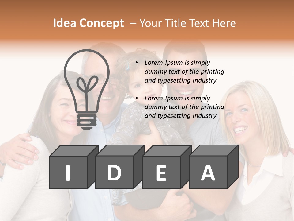 Portrait Of Beautiful Young Woman With Clean Skin Looking At Camera PowerPoint Template