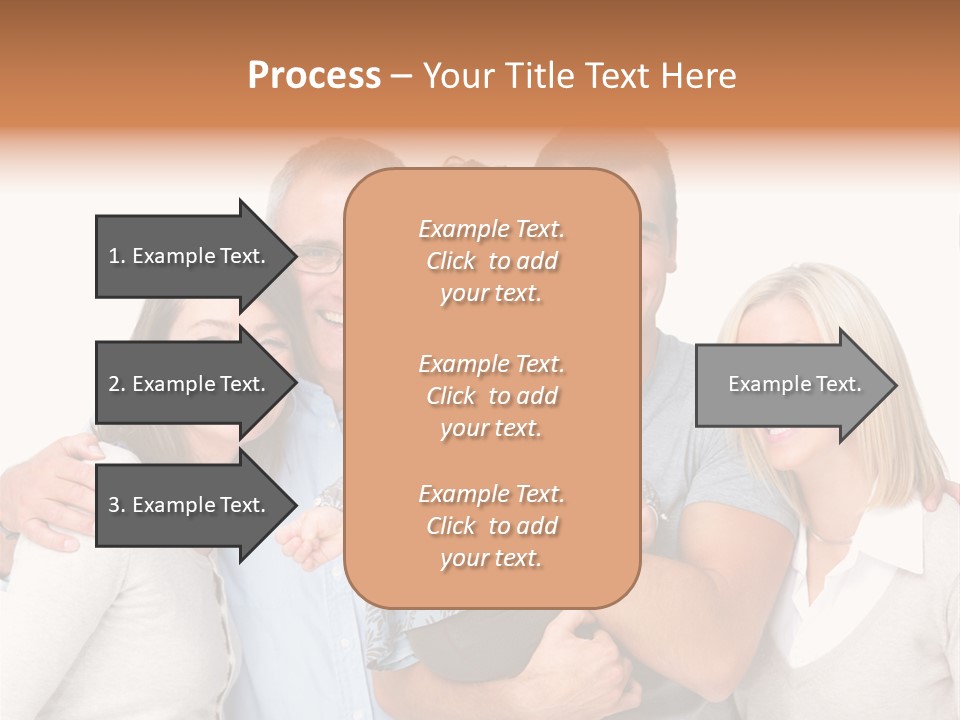 Portrait Of Beautiful Young Woman With Clean Skin Looking At Camera PowerPoint Template