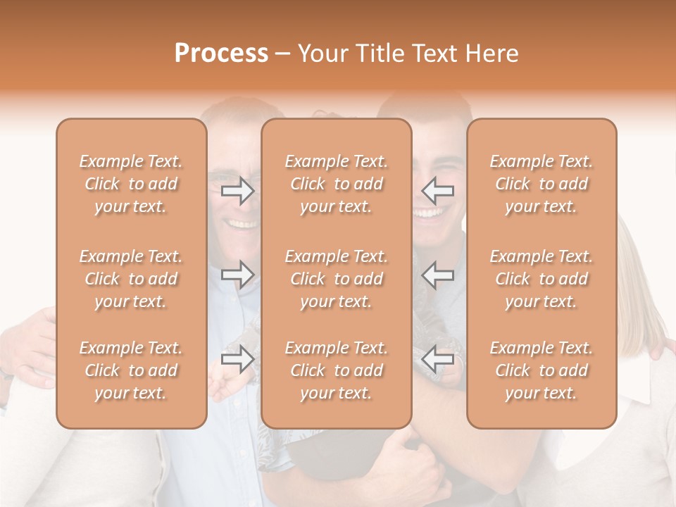 Portrait Of Beautiful Young Woman With Clean Skin Looking At Camera PowerPoint Template