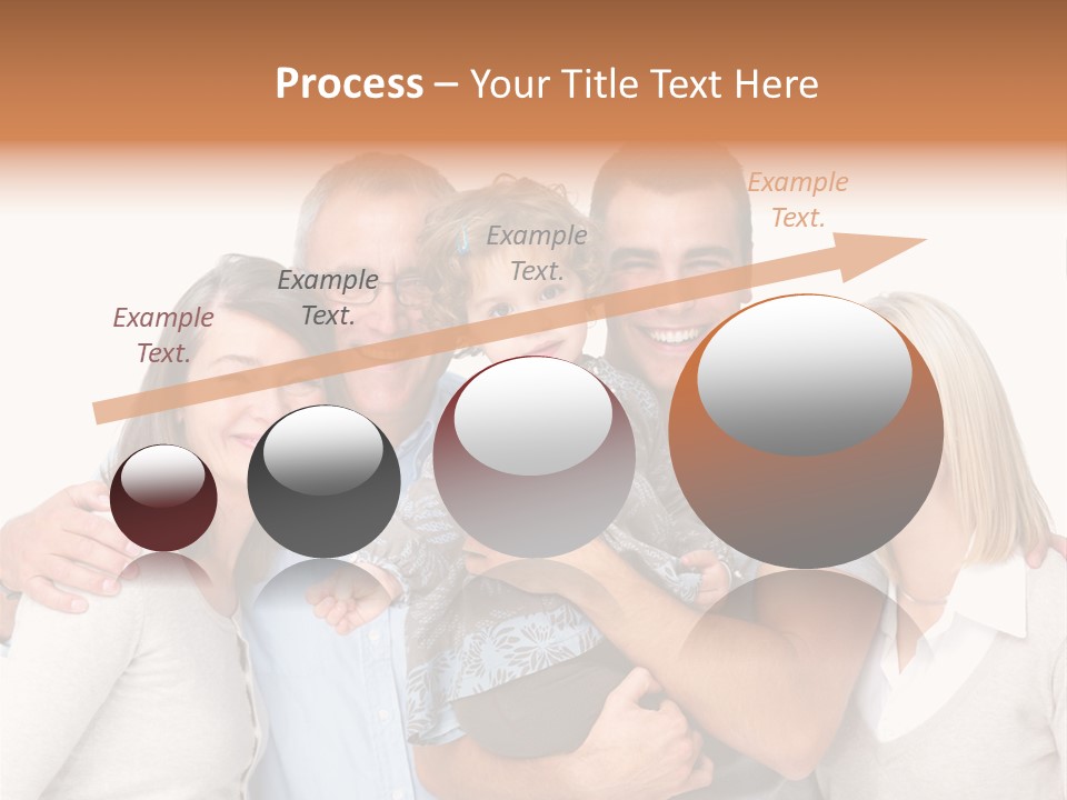 Portrait Of Beautiful Young Woman With Clean Skin Looking At Camera PowerPoint Template