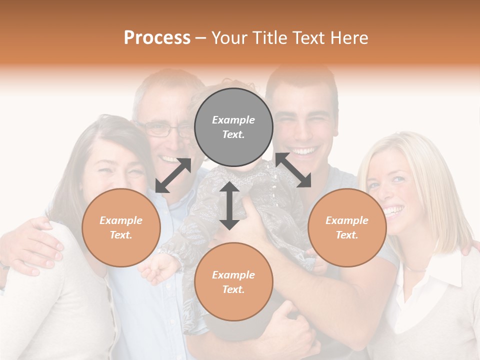 Portrait Of Beautiful Young Woman With Clean Skin Looking At Camera PowerPoint Template