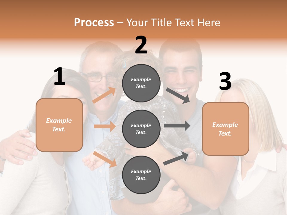 Portrait Of Beautiful Young Woman With Clean Skin Looking At Camera PowerPoint Template