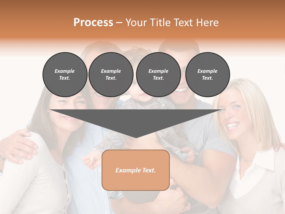 Portrait Of Beautiful Young Woman With Clean Skin Looking At Camera PowerPoint Template