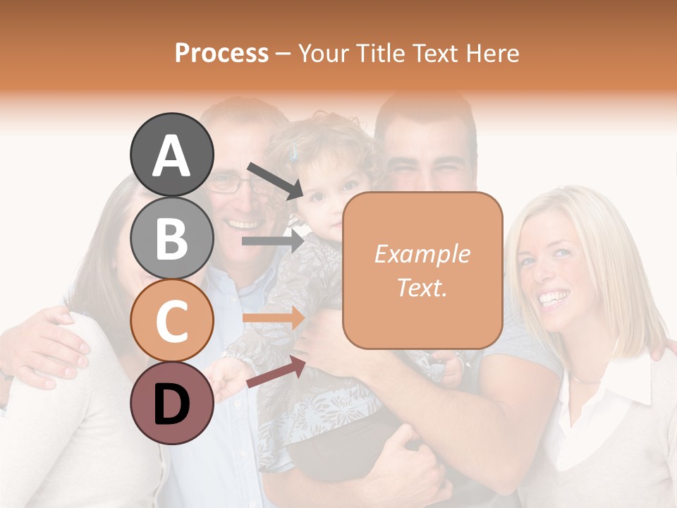 Portrait Of Beautiful Young Woman With Clean Skin Looking At Camera PowerPoint Template