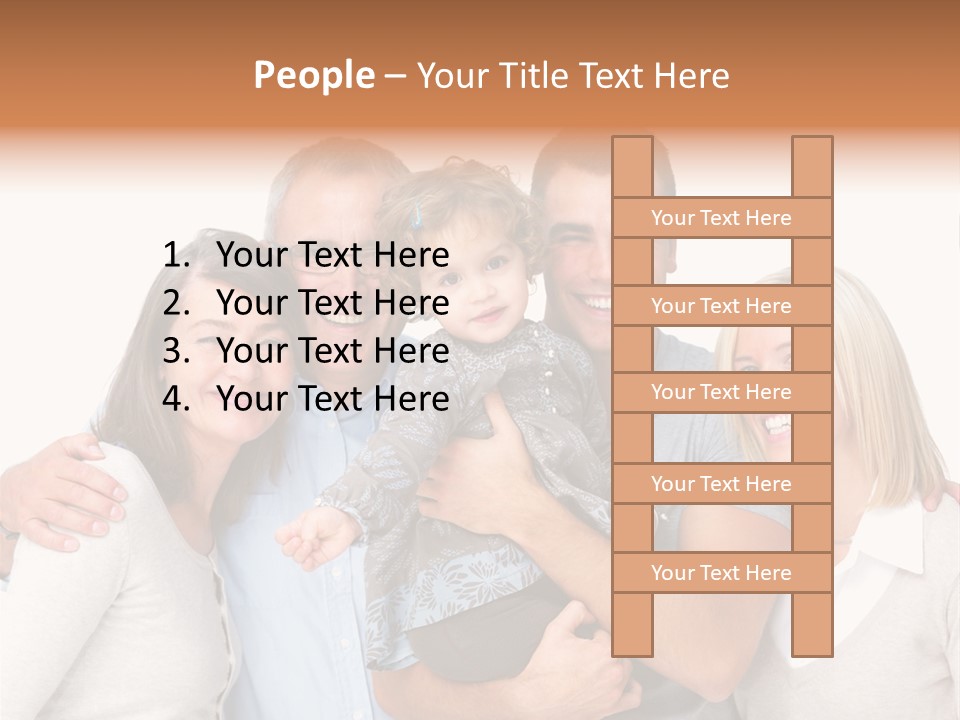 Portrait Of Beautiful Young Woman With Clean Skin Looking At Camera PowerPoint Template