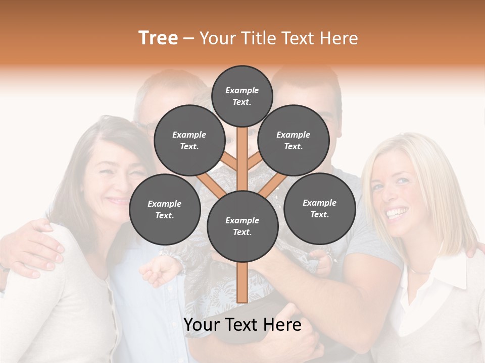 Portrait Of Beautiful Young Woman With Clean Skin Looking At Camera PowerPoint Template