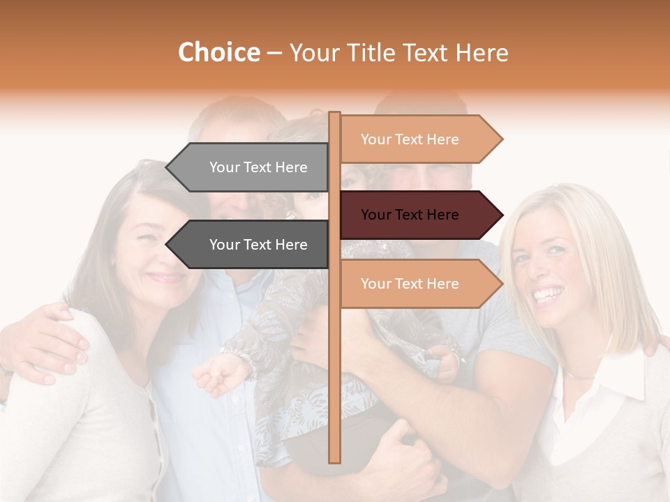 Portrait Of Beautiful Young Woman With Clean Skin Looking At Camera PowerPoint Template