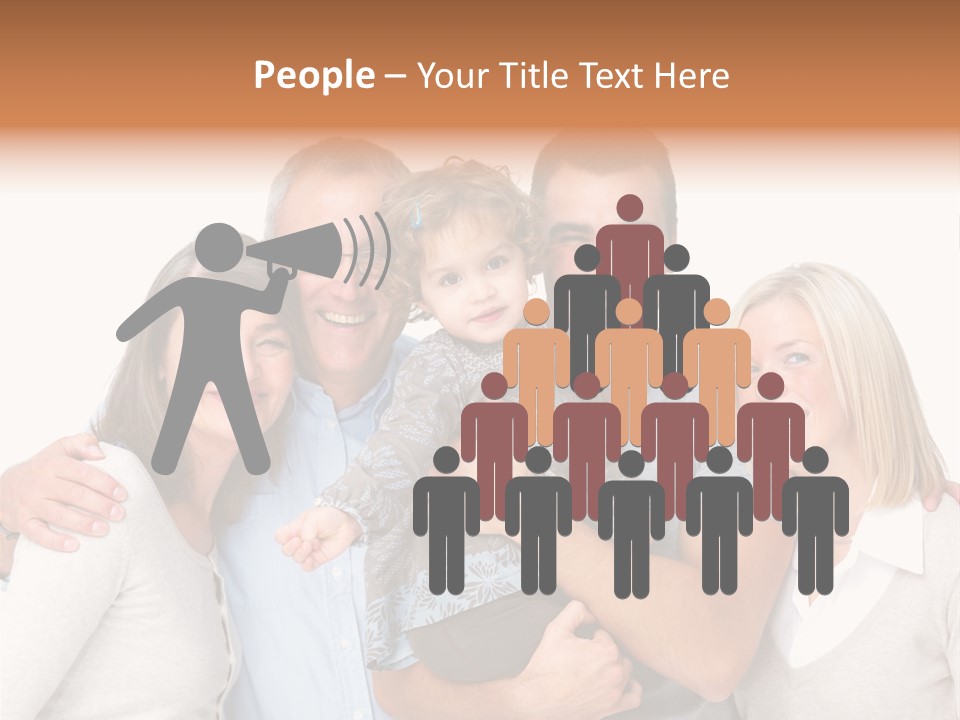 Portrait Of Beautiful Young Woman With Clean Skin Looking At Camera PowerPoint Template