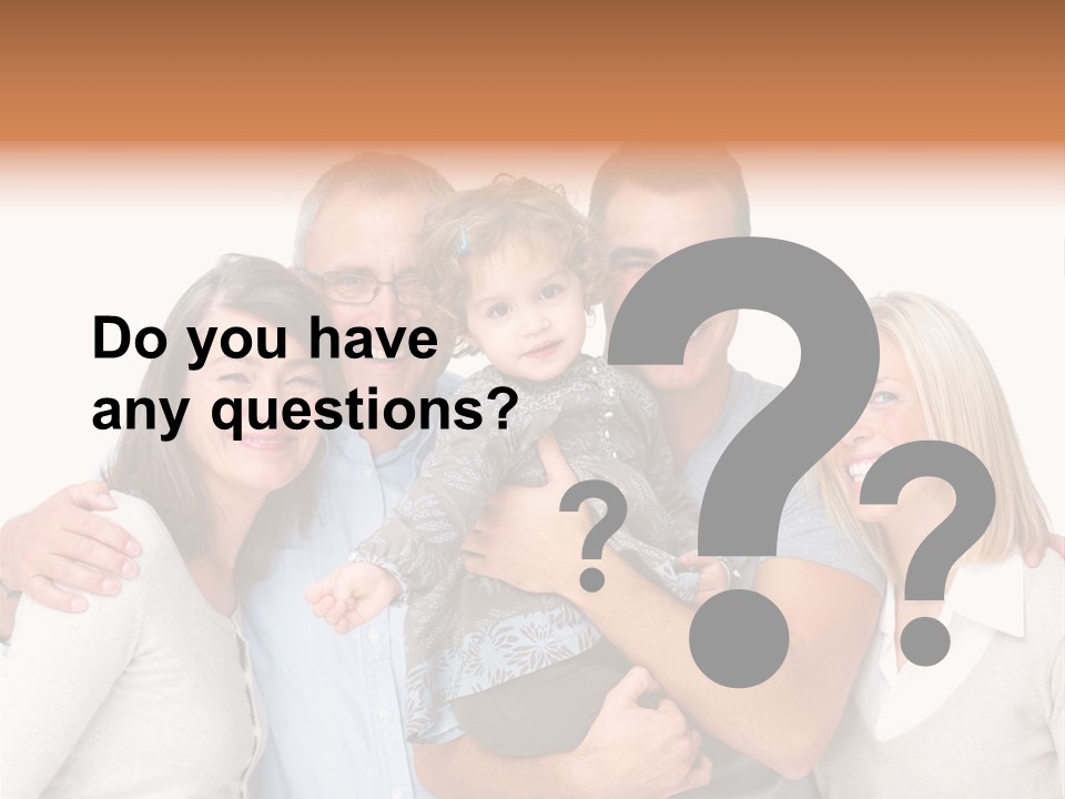 Portrait Of Beautiful Young Woman With Clean Skin Looking At Camera PowerPoint Template